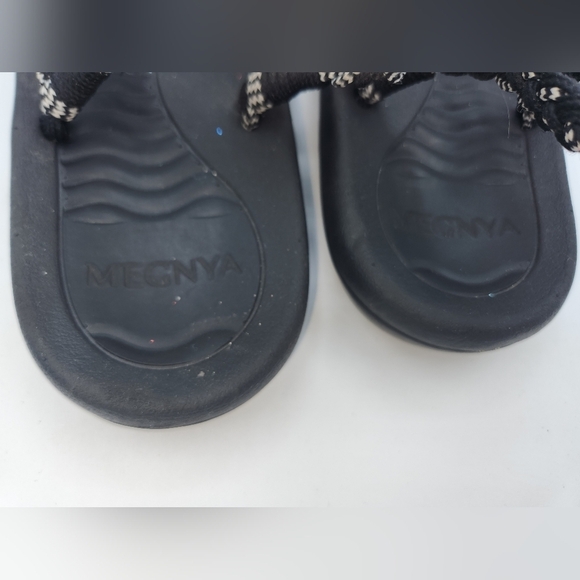 MEGNYA Braided Strappy Slip On SANDALS Arch Support Size 7 - Picture 4 of 7